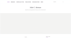 Desktop Screenshot of juliealeman.com